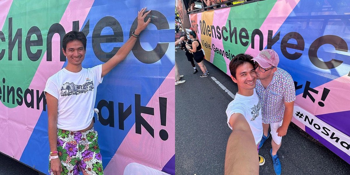 Ragil Mahardika Participates in Gay Parade in Germany, Proud to be Invited as an Influencer