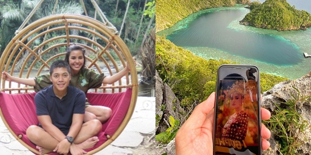 Photo of Rasyid Putra Hatta Rajasa who is Still Loyal to His Late Wife, Post a Picture of the Late Wife While on Vacation
