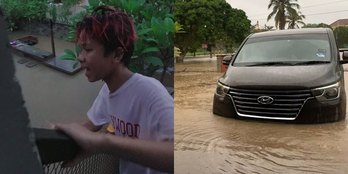 Photos of Halilintar Family's Isolation House in Malaysia Flooded, Father Recites Call to Prayer on Balcony