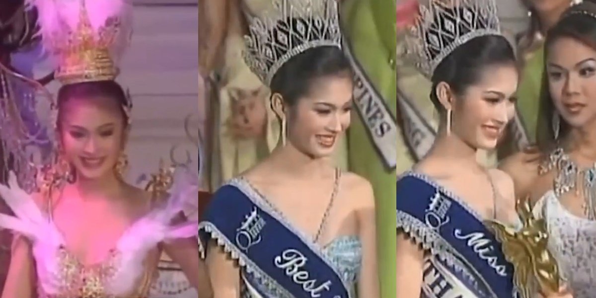 Photo of Nong Poy as the First Miss International Queen 19 Years Ago, an Event Participated by Millen Cyrus Now