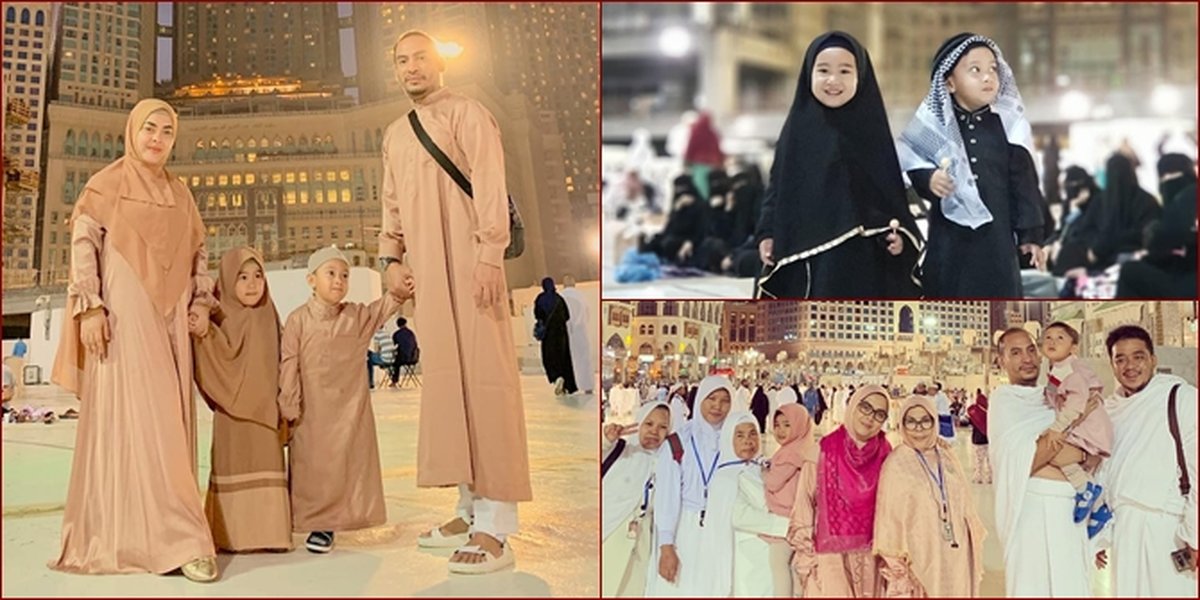 PHOTO: Welcoming the New Year, the King and Queen of Syahrini's Nephew Perform Umrah!