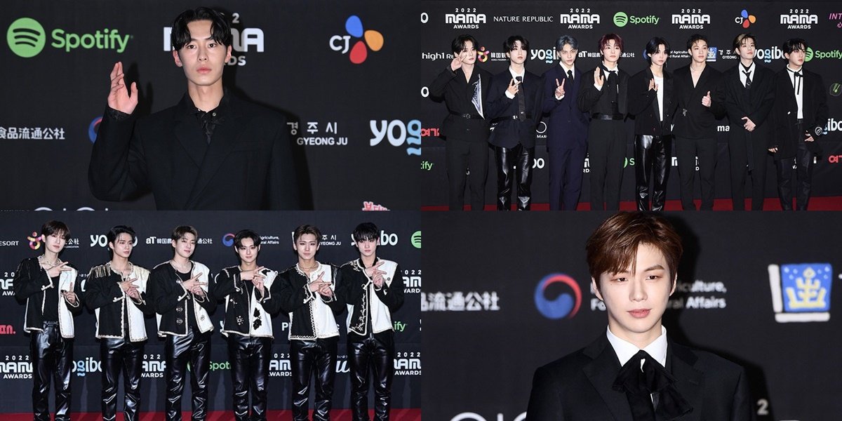 Handsome Celebrities Photos on the MAMA 2022 Red Carpet, There's a New Bride and TXT's Skirt Becomes Fans' Highlight
