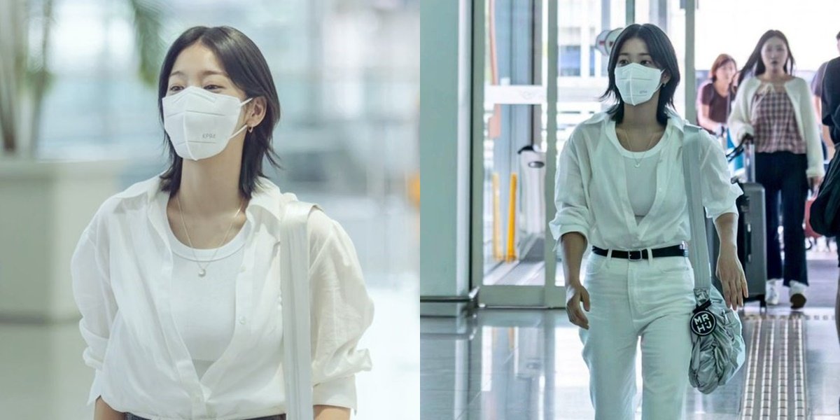 Photos of Seol In Ah at Incheon Airport Heading to Indonesia, Looking All White and So Lovely