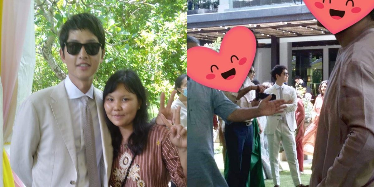 Foto Song Joong Ki Attending a Wedding in Bali That Surprises Fans, Handsome Even Without a Date