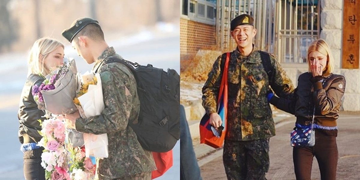 PHOTO: Stefanie Michova Cries Welcoming Beenzino's Return from Military Service