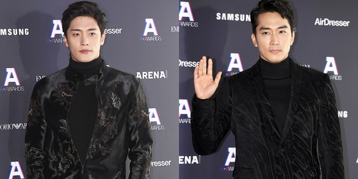 PHOTO: Handsome Korean Stars' All-Black Style at 2018 A-Awards