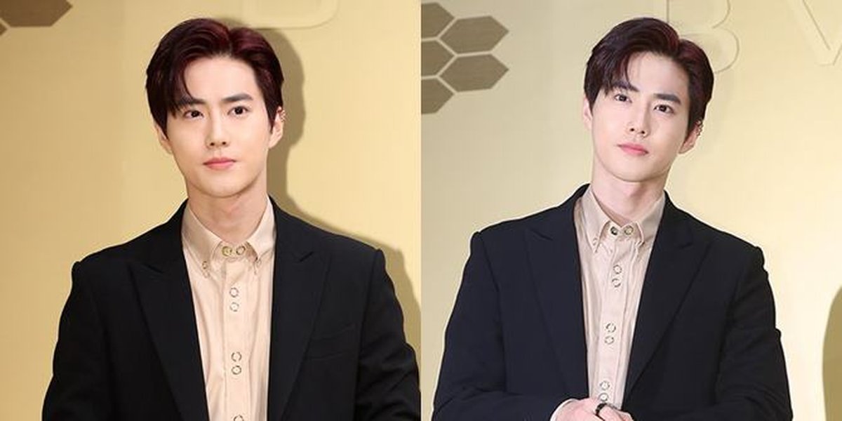 Suho EXO Looks Like a CEO at Bvlgari Event, 4 Earrings on His Ears Draw Attention