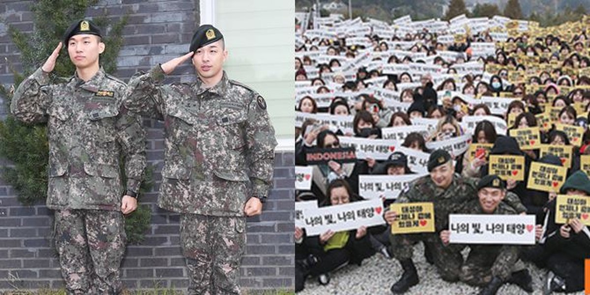 PHOTO: Taeyang and Daesung Big Bang Return from Military Service, Welcomed by Thousands of Fangirls