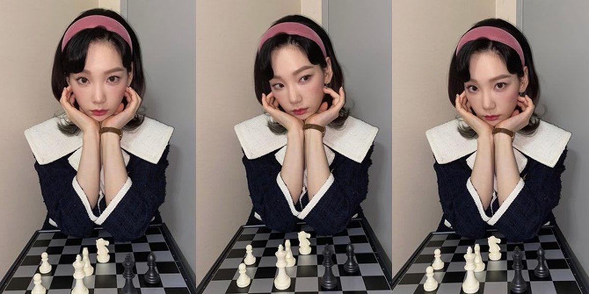 Photo of Taeyeon SNSD Posing like Queen Gambit, Indonesian Fans: Waiting for the Fan God Opponent