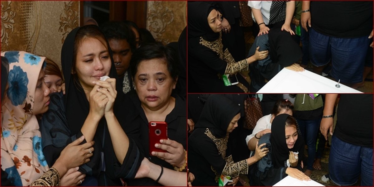 PHOTO: Emotional Wife in Front of Herman Seventeen's Corpse