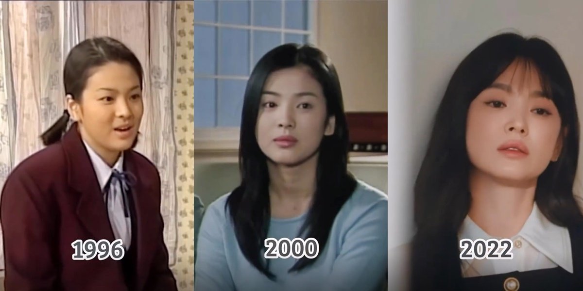 Song Hye Kyo's Transformation Photos from 1996 to 2023, Once Chubby Cheeks Now Aging Gracefully