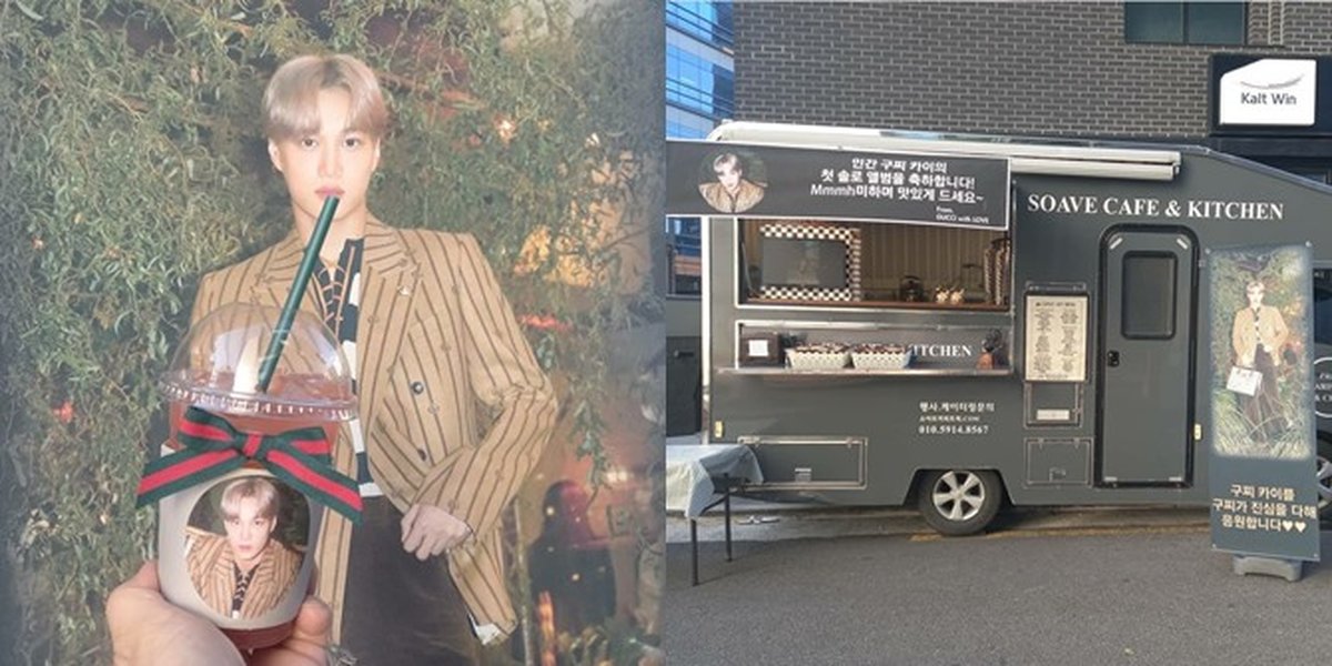 Photo of Coffee Truck Made by Gucci With Love for Kai EXO, Netizens Want to Have It