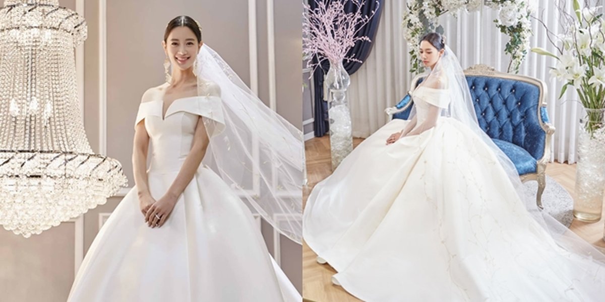 PHOTO Announcing Marriage, Clara Looks Beautiful & Elegant in Wedding Dress