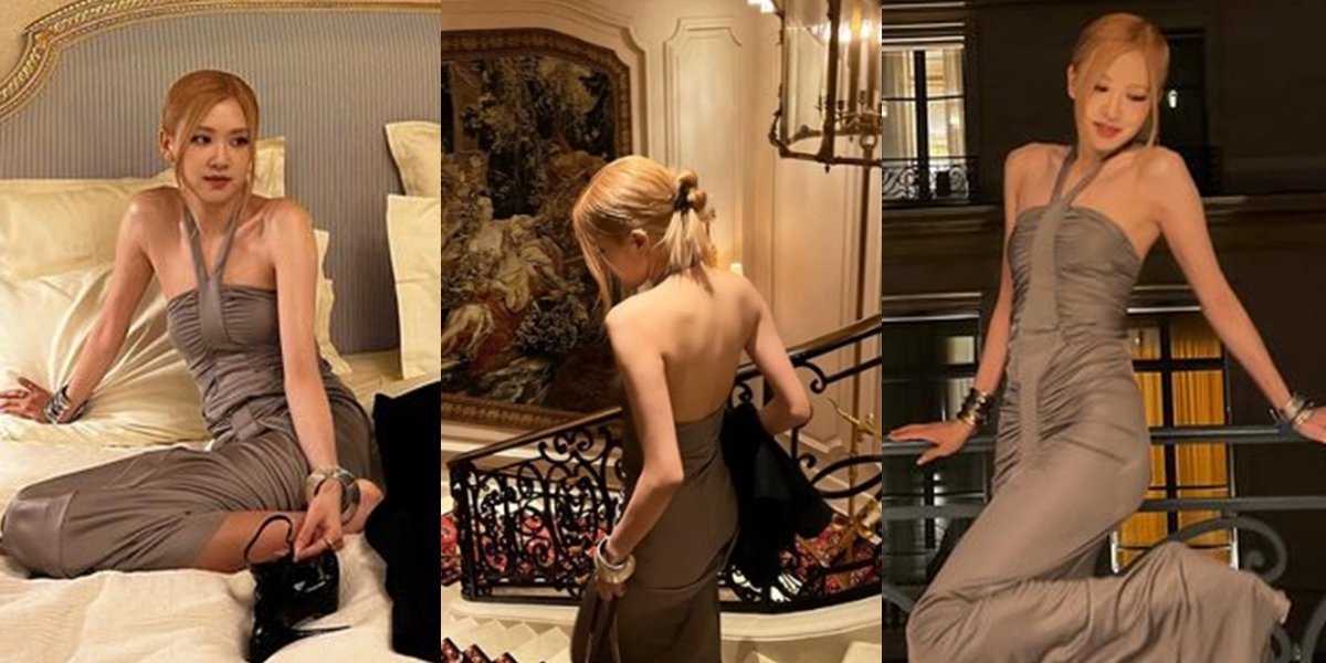 Visual Hot Photos of Rose BLACKPINK in Paris, Showing Off Her Beautiful Back and Calling Herself Happy to be a 'Yves Saint Laurent' Girl