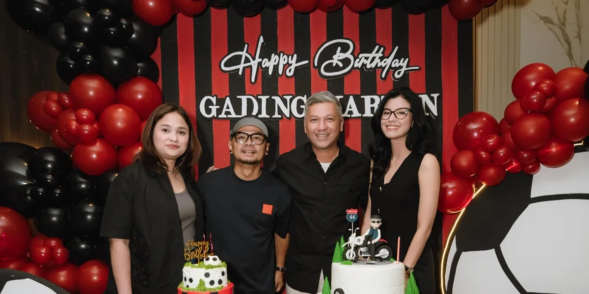 Gading Marten Rayakan Ultah Bareng Wendy Cagur, Pesta Seru