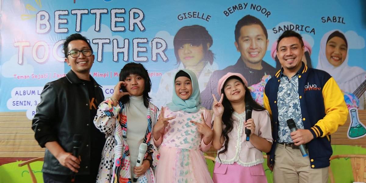 Collaborating with Three Young Singers, 8 Portraits of the 'Better Together' Mini Album Launch - Collaboration with Children's Songwriter Bemby Noor