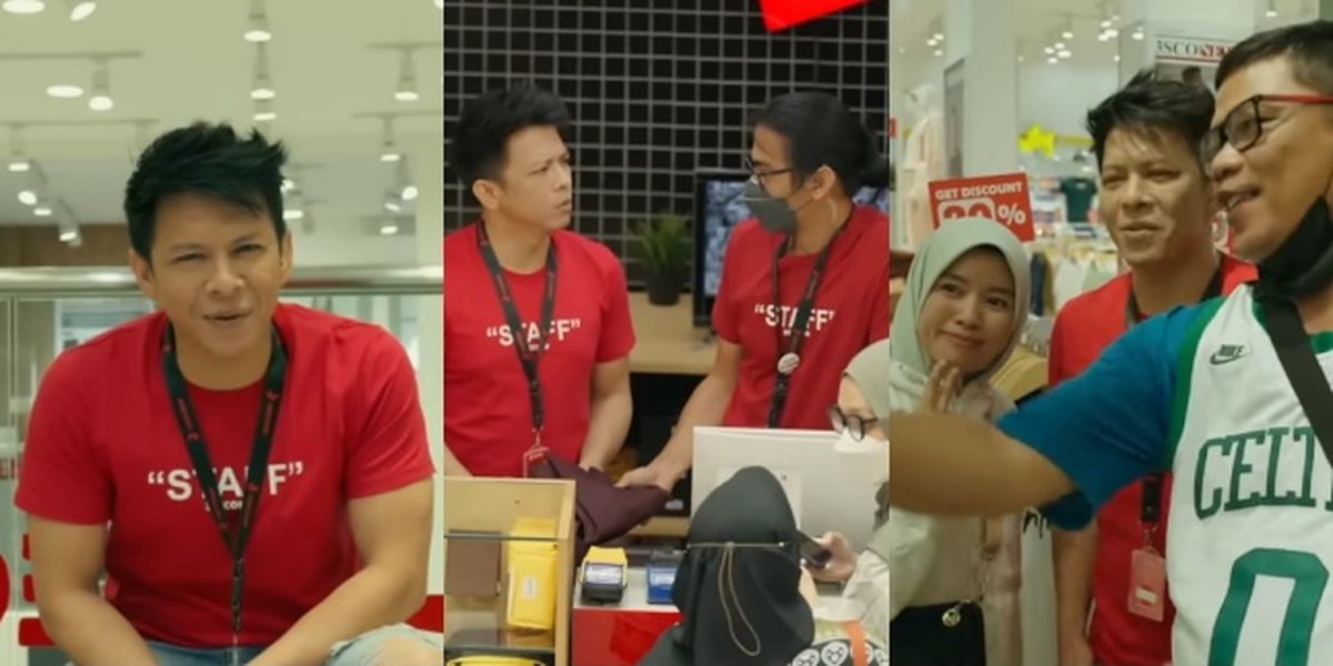 Handsome and Multitalented, 8 Photos of Ariel NOAH as a Store Staff - Friendly and Efficient in Serving Customers Making Them Instantly Happy