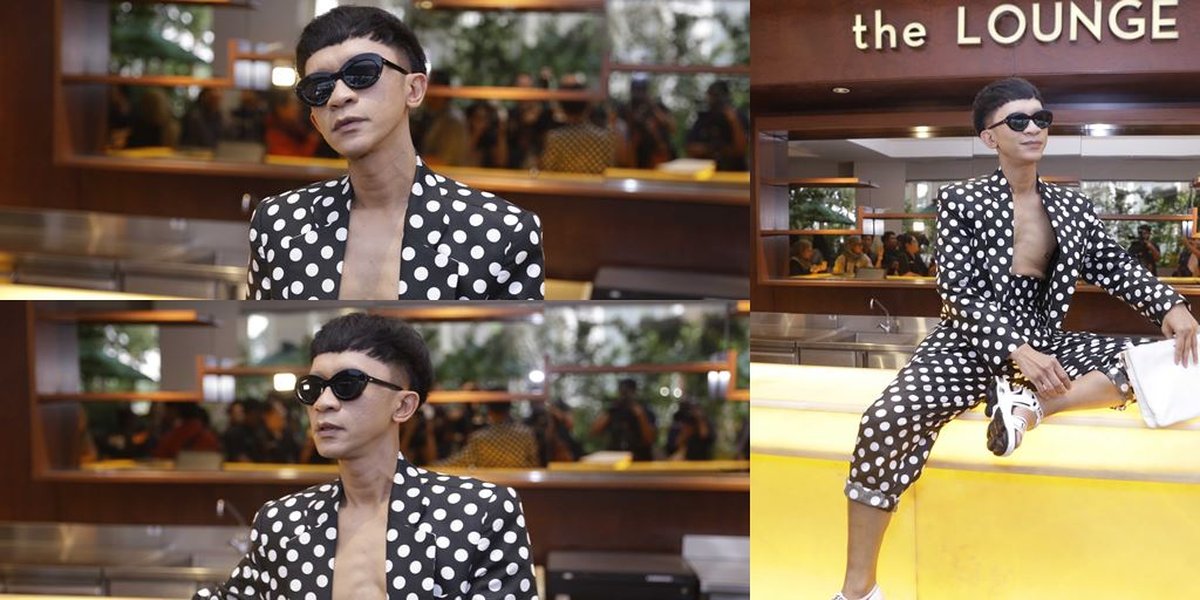 Aming's Quirky Style in Premier GUNDALA, Super Cool Polka Dot Suit!