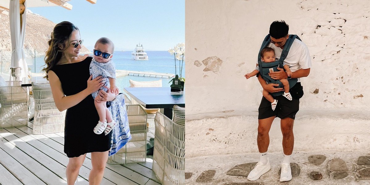 Stylish Since Baby, 8 Photos of Baby Izz, Nikita Willy's Son, During Vacation in Mykonos - Not Less Handsome than His Dad