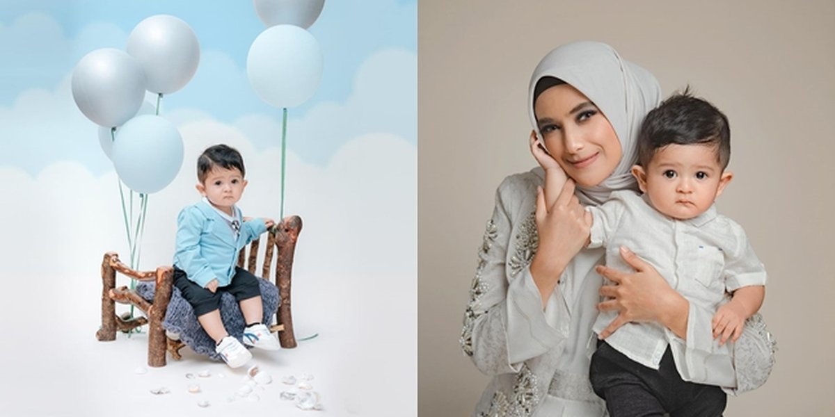 Cute Wearing a Suit, 8 Latest Photoshoots of Baby Syaki with Nadya Mustika - Netizens Say Rizki DA is Less Handsome!