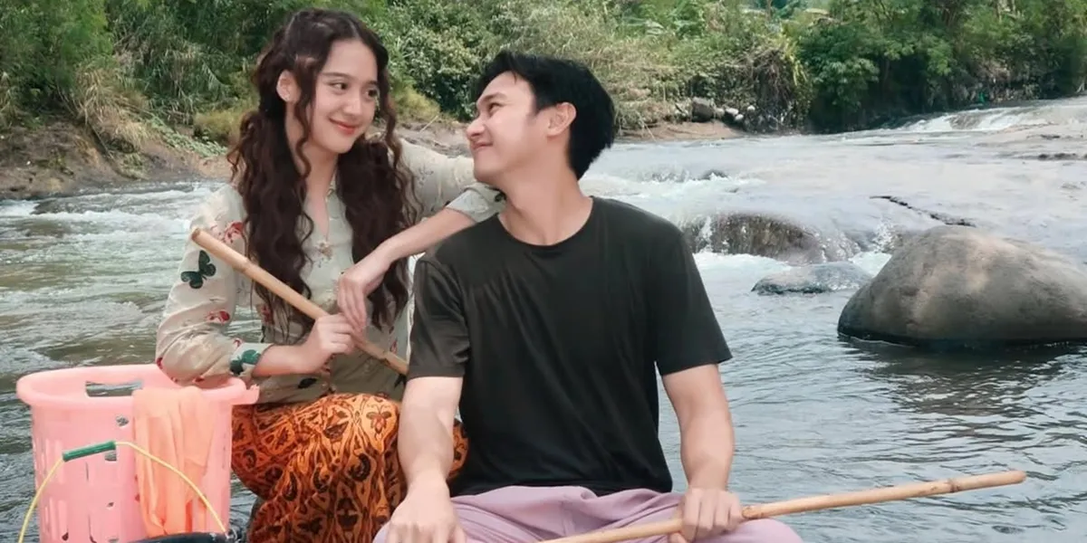 Gemes Banget, Ini 7 Potret Esta Pramanita Foto Bareng Caesar Hito di Sungai