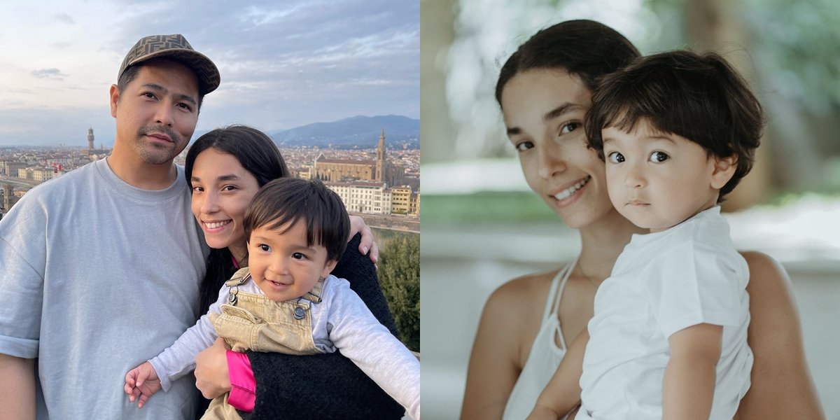 1 Year Old, Pictures of Baby Aizen, Son of Erick Iskandar and Vanessa Lima, Who is Getting More Handsome