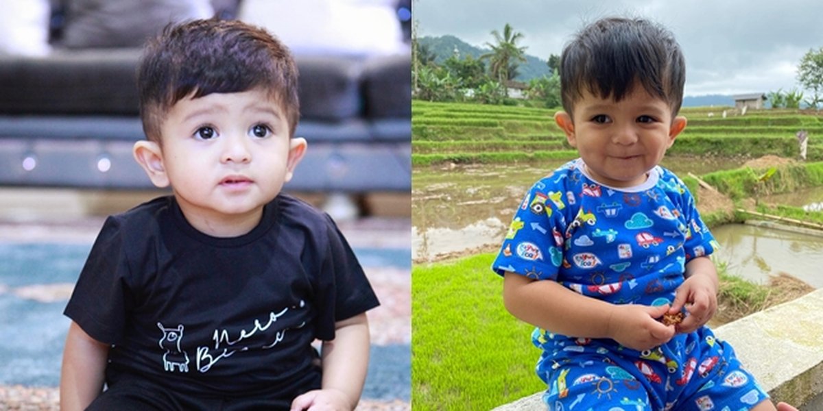 Even 1 Year, Portrait of Baby Syaki, Son of Rizki DA and Nadya Mustika, Who is Now More Handsome