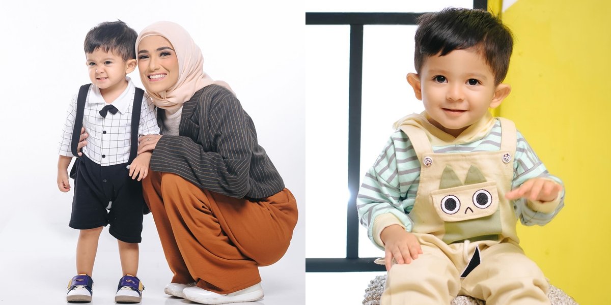 2 Years Old, Latest Portrait of Baby Syaki, Rizki DA and Nadya Mustika's Son Who is Now More Handsome