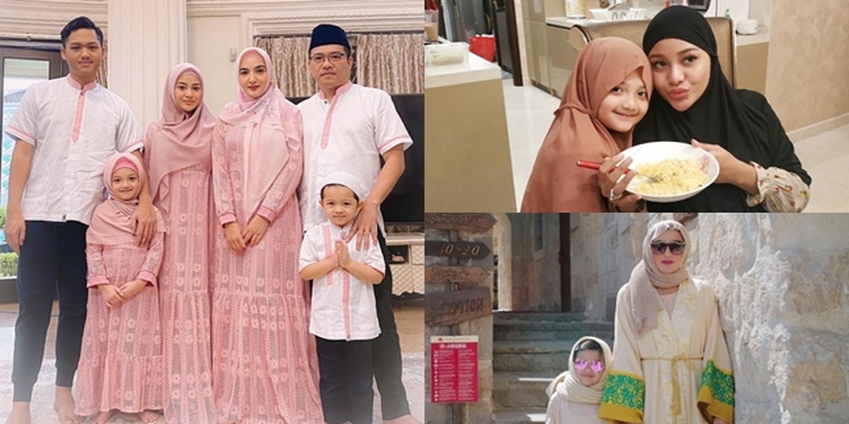 7 Years Old, 8 Latest Photos of Arsy Hermansyah Learning to Wear Hijab That Flooded with Praises - Following in the Footsteps of Aurel Hermansyah