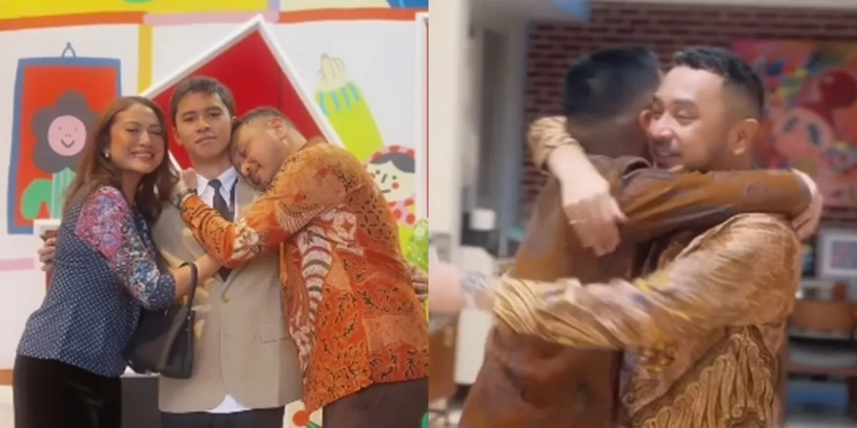 Giring Ganesha Takes His Son to Become a Freshman at the Law Faculty of UGM, His Wife in Tears