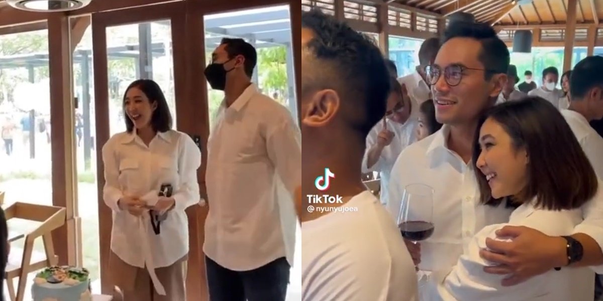 Go Public! 8 Portraits of Gisella Anastasia Give Surprise Birthday to Rino Soedarjo, Relax Displaying Intimacy in Public - Said to be in Second Puberty