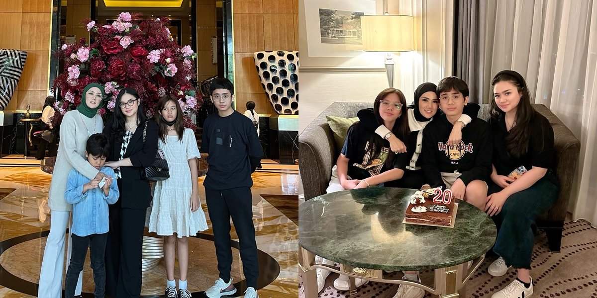 Good Looking but Far from the Spotlight, Here are 8 Pictures of Mulan Jameela with Her Four Biological Children - Tiara Savitri's Beauty Makes Everyone Lose Focus