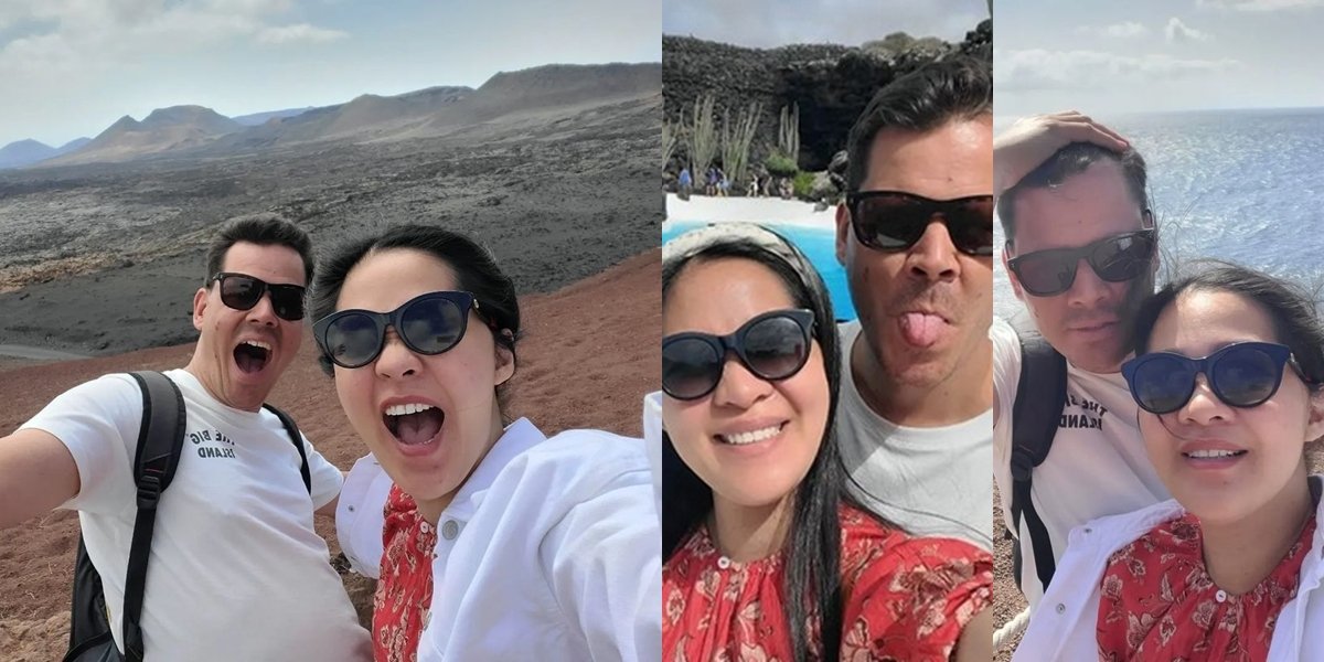 Gracia Indri Vacation to Lanzarote with Husband, Here are 8 Photos that Make Her Happier - Her Aura Can't Lie