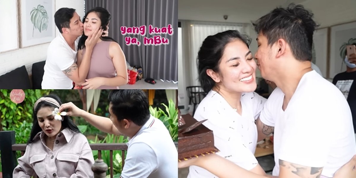 Divorce Lawsuit Post Drug Case, Here are 7 Intimate Moments of Nindy Ayunda and Husband During their 2-Month Wedding Anniversary