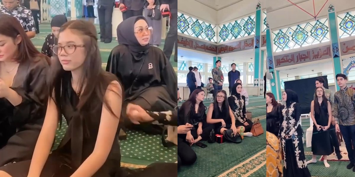 Attending Andra Ramadhan's Child's Wedding, Safeea's Appearance, Ahmad Dhani's Child at the Mosque Becomes the Spotlight