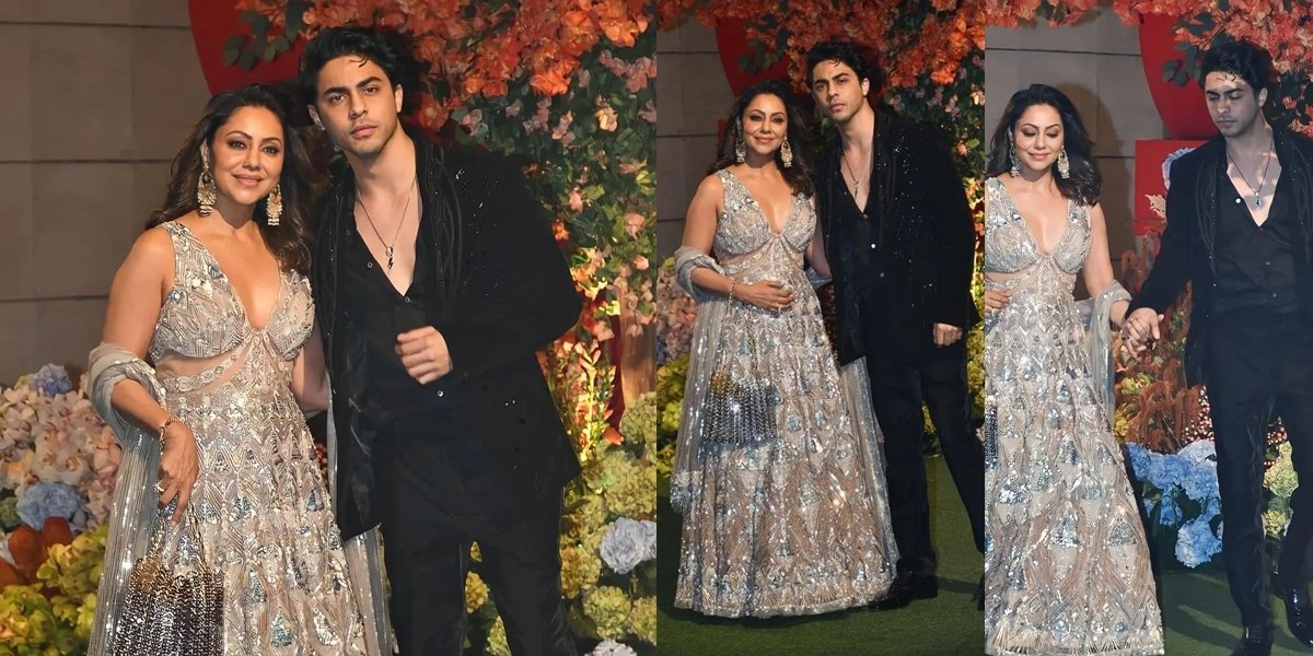 Attend Party, Portrait of Aryan Khan Son of Shahrukh Khan Showing Chest While Accompanying Mother Becomes Spotlight - Looks Just Like His Father