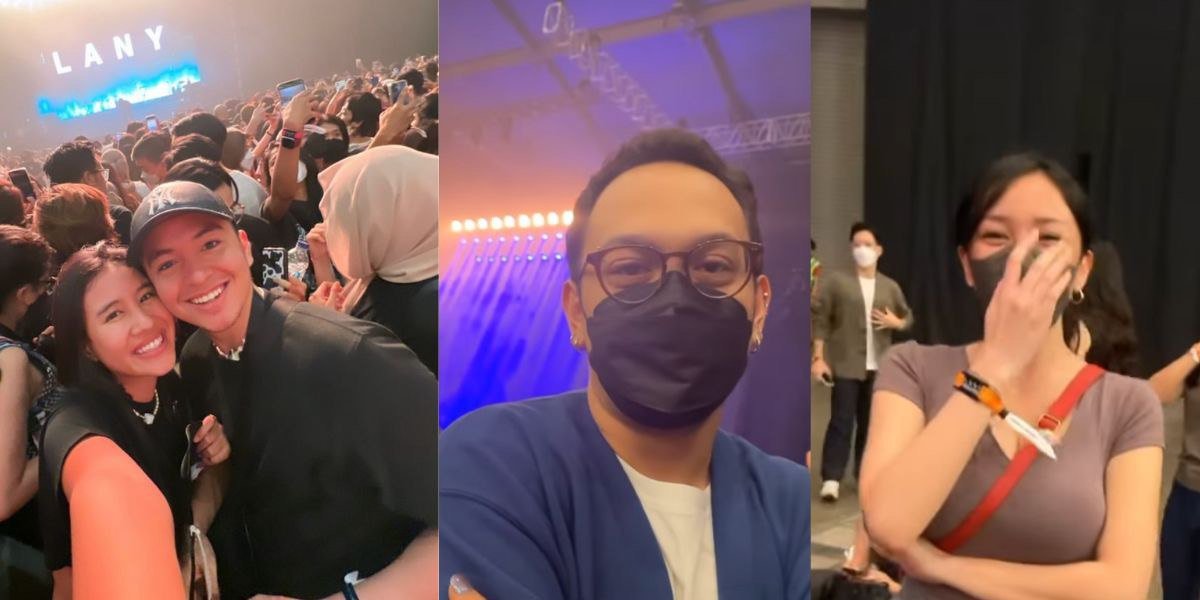Hanggini to Luthfi Aulia, Here is a Row of Celebrities who Came to the LANY Concert