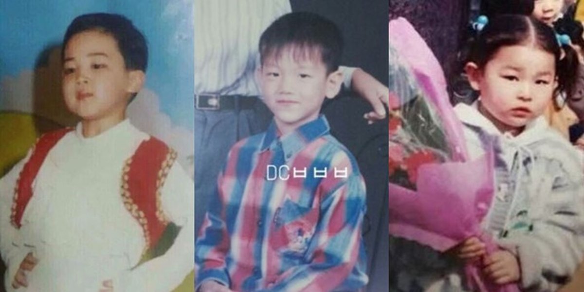Only Look at Childhood Photos, These 12 K-Pop Idols Still Have Baby Faces: Jimin BTS - Baekhyun EXO