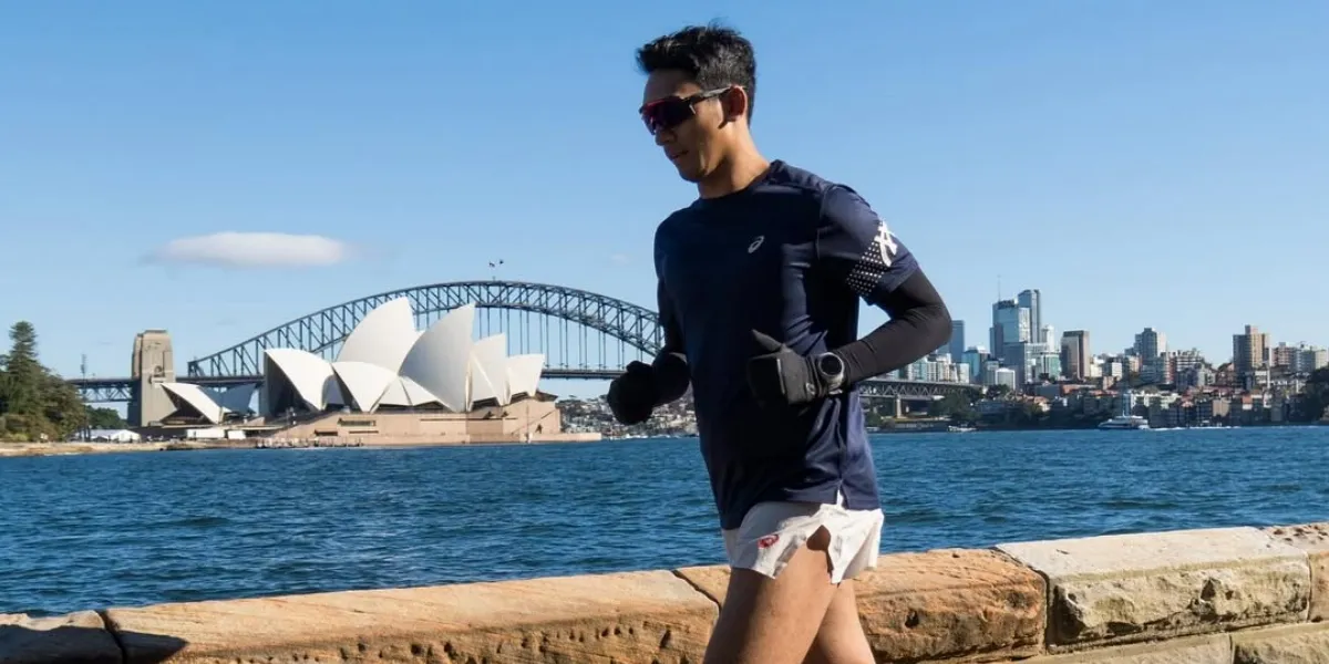 Happy Day for Daffa Wardhana Successfully Completing the Sydney Marathon 2025 with Satisfying Results