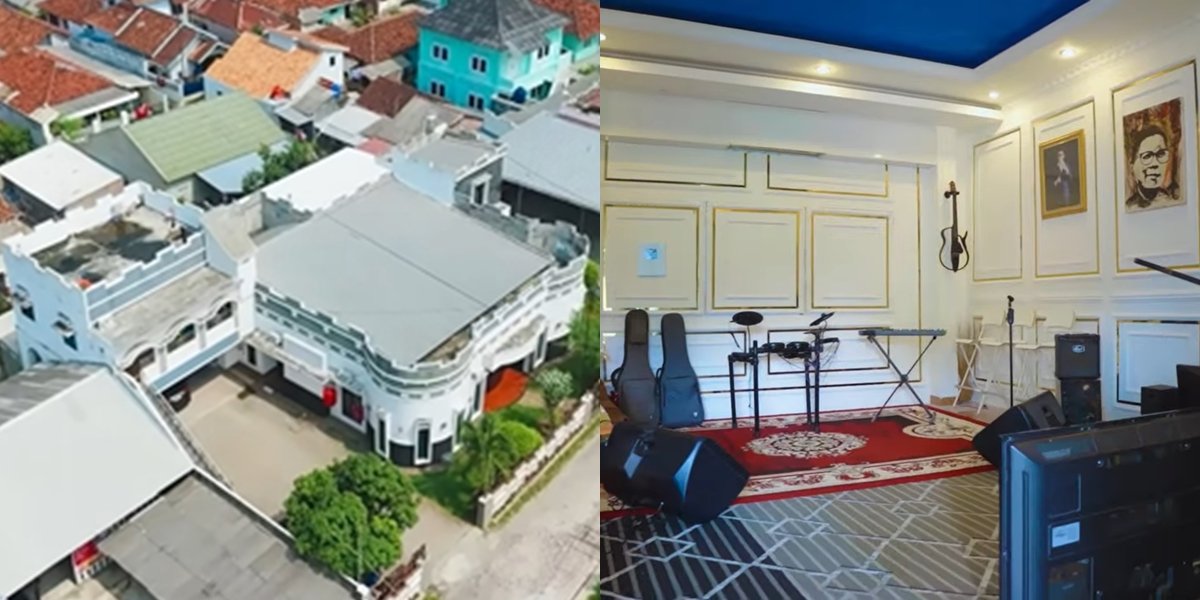 Years of Hard Work Results, 8 Pictures of Andika Kangen Band's House in Lampung with Castle-like Design - There is a Personal Music Studio