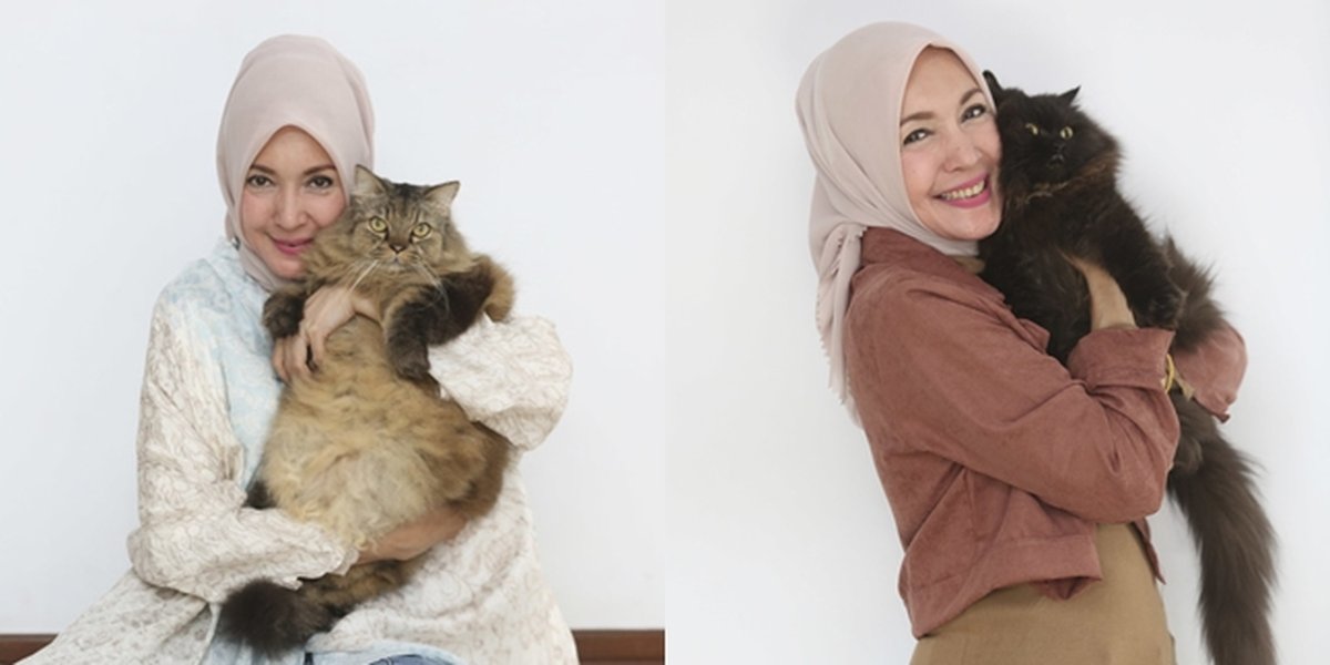 Living Alone at the Age of 60, Peek into the Happy Portrait of Henidar Amroe with her 5 Beloved Cats