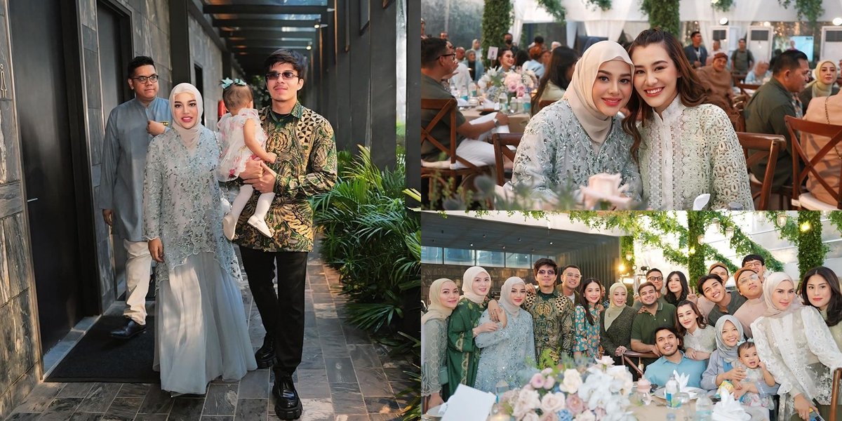 Her Transparent Hijab Becomes the Spotlight, Here Are 8 Photos of Aurel Hermansyah Attending Shandy Purnamasari's 7-Month Celebration - Looking Thinner and More Beautiful 