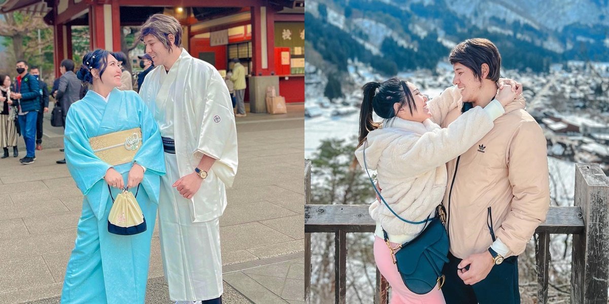 Second Honeymoon After Miscarriage, Portraits of Via Vallen and Chevra Yolandi Enjoying Winter in Japan