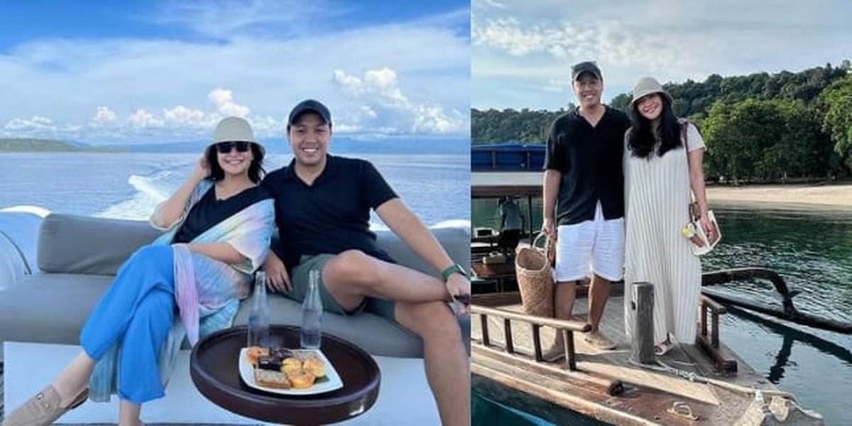 Honeymoon Again Without Children? 7 Captivating Photos of Caca Tengker's Vacation with Her Husband on Moyo Island