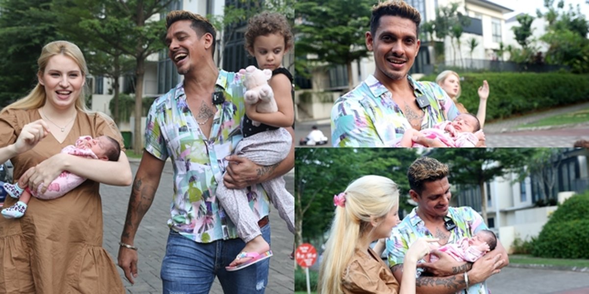 Hot Handsome Daddy, 15 Photos of Robby Shine Taking Care of Two Children - Blessed with Cute Russian Descendants