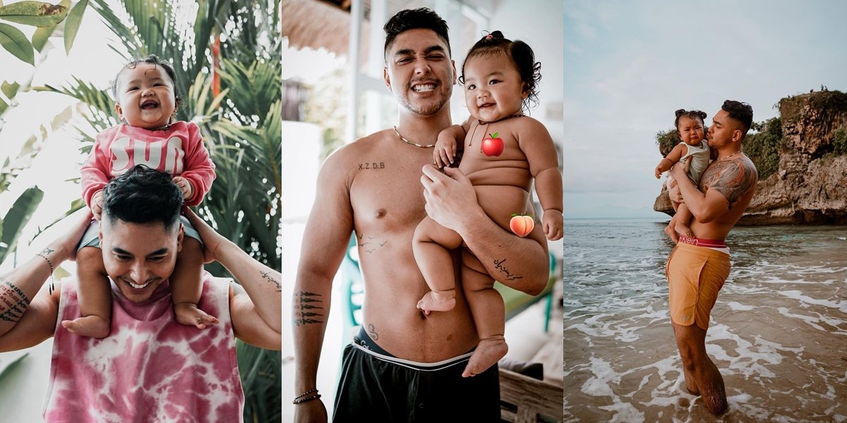 Hot Handsome Daddy, 8 Photos of Krisjiana Baharudin, Siti Badriah's Husband, while Babysitting Their Child