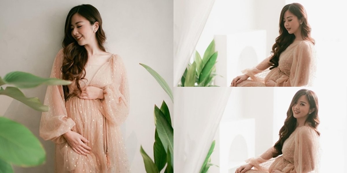 Hot Wearing Transparent Dress, 8 Photos of Franda's Maternity Shoot, Samuel Zylgwyn's Wife - Beautiful Pregnant Woman Showing Baby Bump