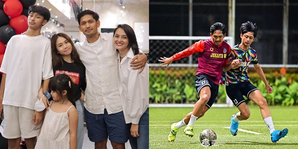 Relationship Now Improving, Portraits of Ibnu Jamil with Dhofin, His Warm and Goals Son
