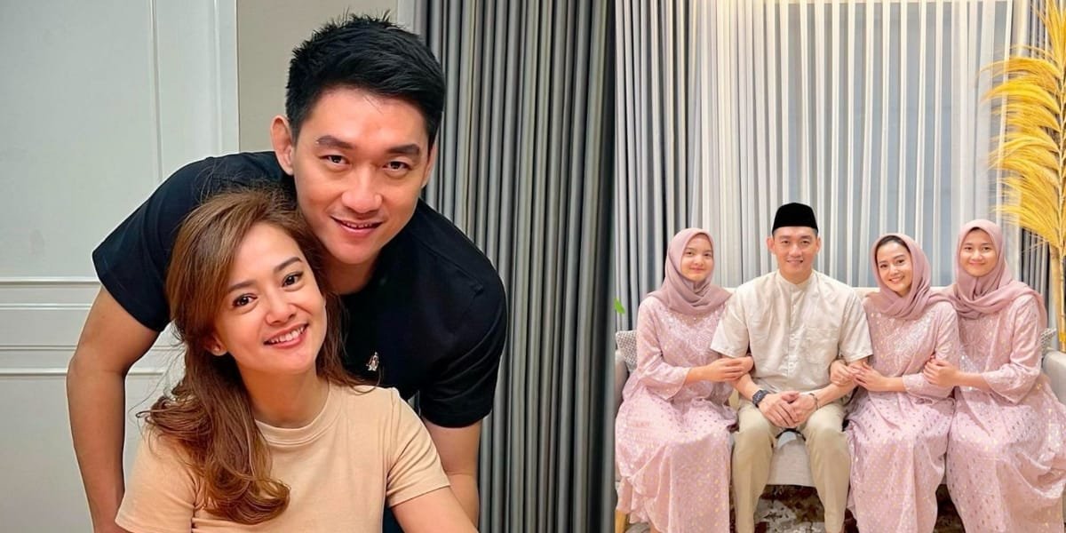 A Good Stepmother, A Series of Photos of Citra Monica's Closeness with Her Stepchild during Eid