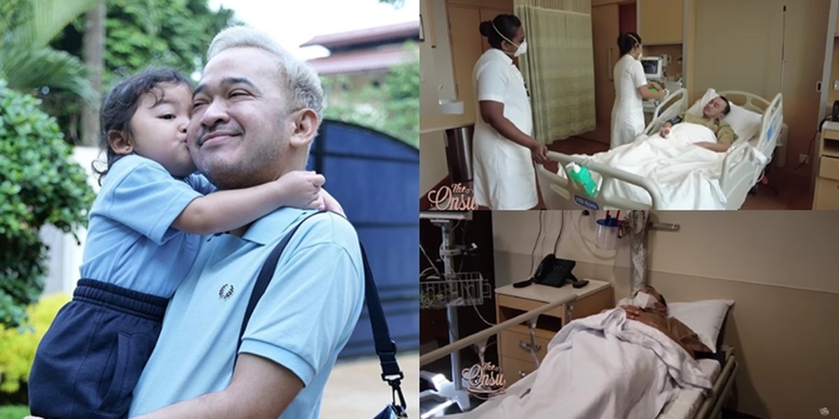 Suffering from Empty Sella Syndrome, Here are 8 Photos of Ruben Onsu Seeking Treatment in Singapore Without Accompanied by Children-Wife - Undergoing Endoscopy Examination